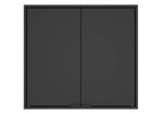 Armário de Cozinha Aéreo Multiúso Itatiaia Smart - 2 Portas - Preto Matte